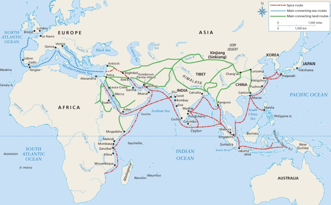 the age of the spice trade route